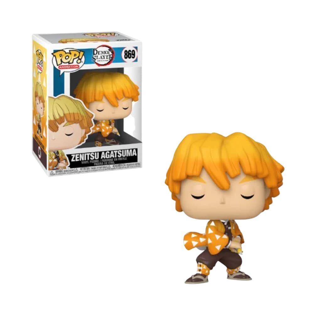 Boneco Funko Pop Demon Slayer Zenitsu Agatsuma 869