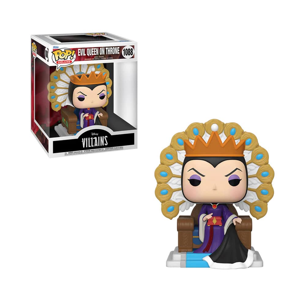 Boneco Funko Pop Disney Rainha Má No Trono 1088