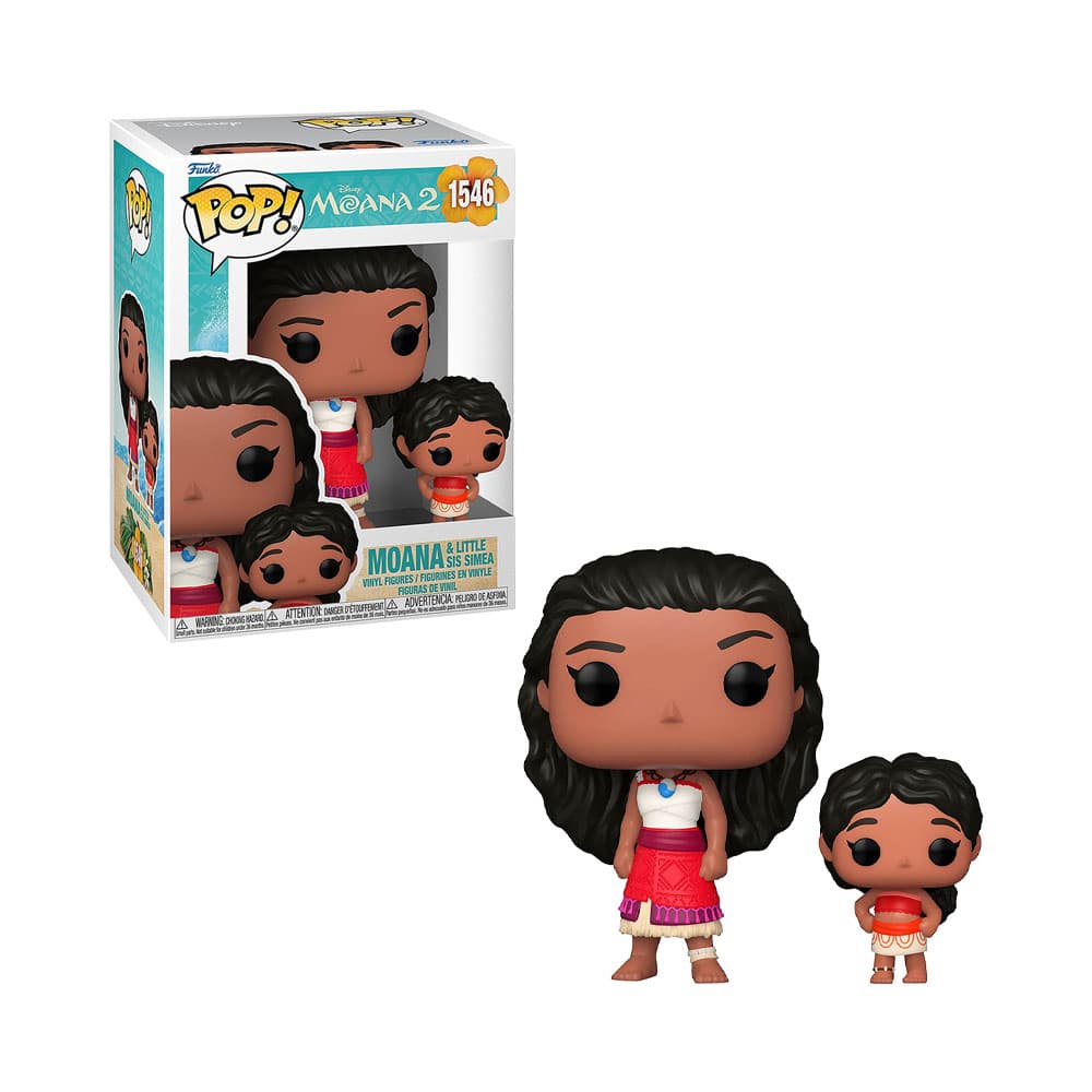 Boneco Funko Pop Disney Moana 2 Moana & Little Sis Sumea 1546