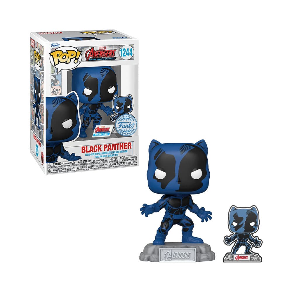 Boneco Funko Pop Marvel Avengers Black Panther 1244