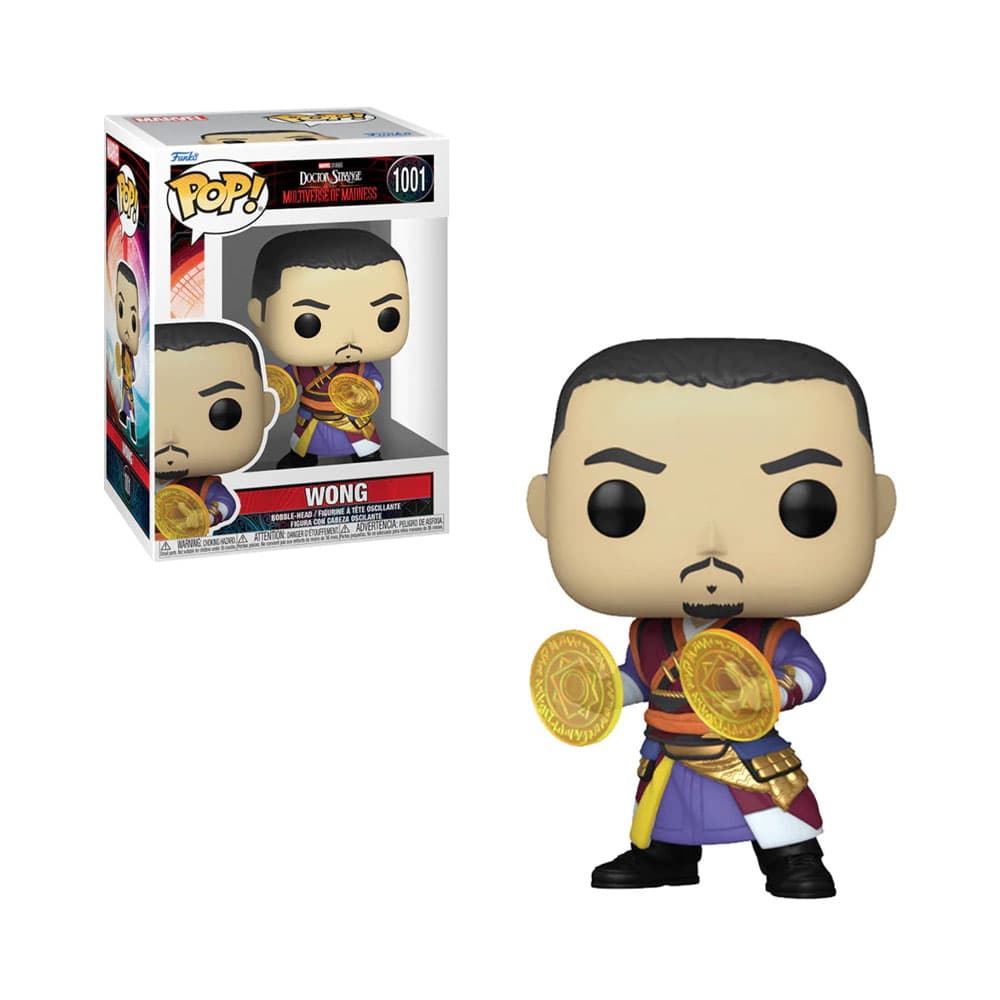 Boneco Funko Pop Marvel Doctor Strange Wong 1001