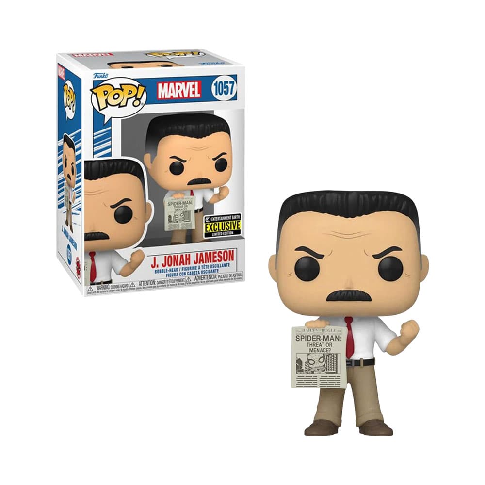 Boneco Funko Pop Marvel J. Jonah Jameson Edição Especial 1057