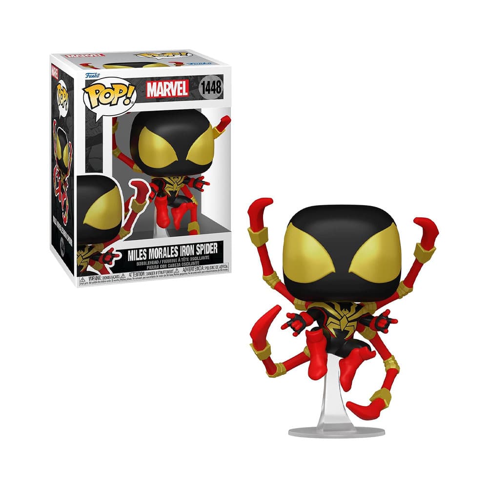 Boneco Funko Pop Marvel Miles Morales Iron Spider 1448