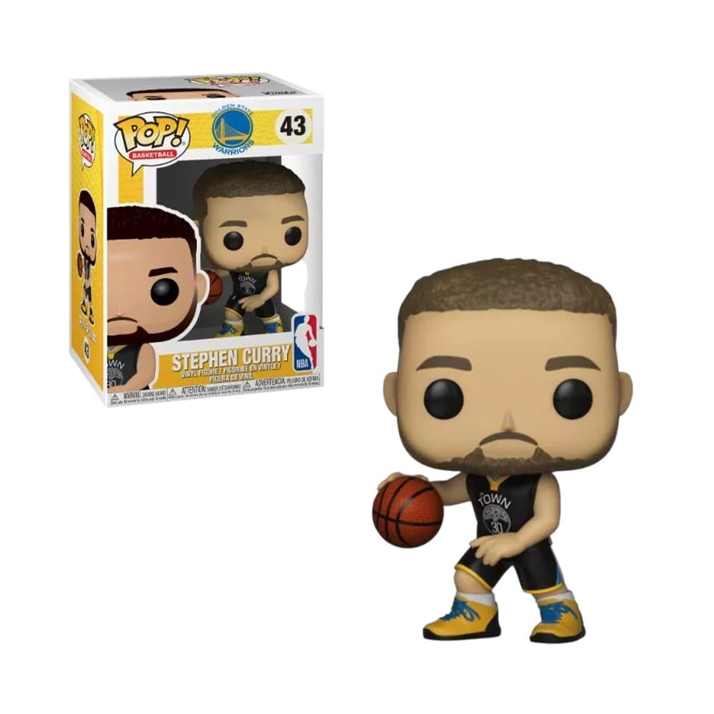 Boneco Funko Pop Nba Golden State Warriors Stephen Curry 43