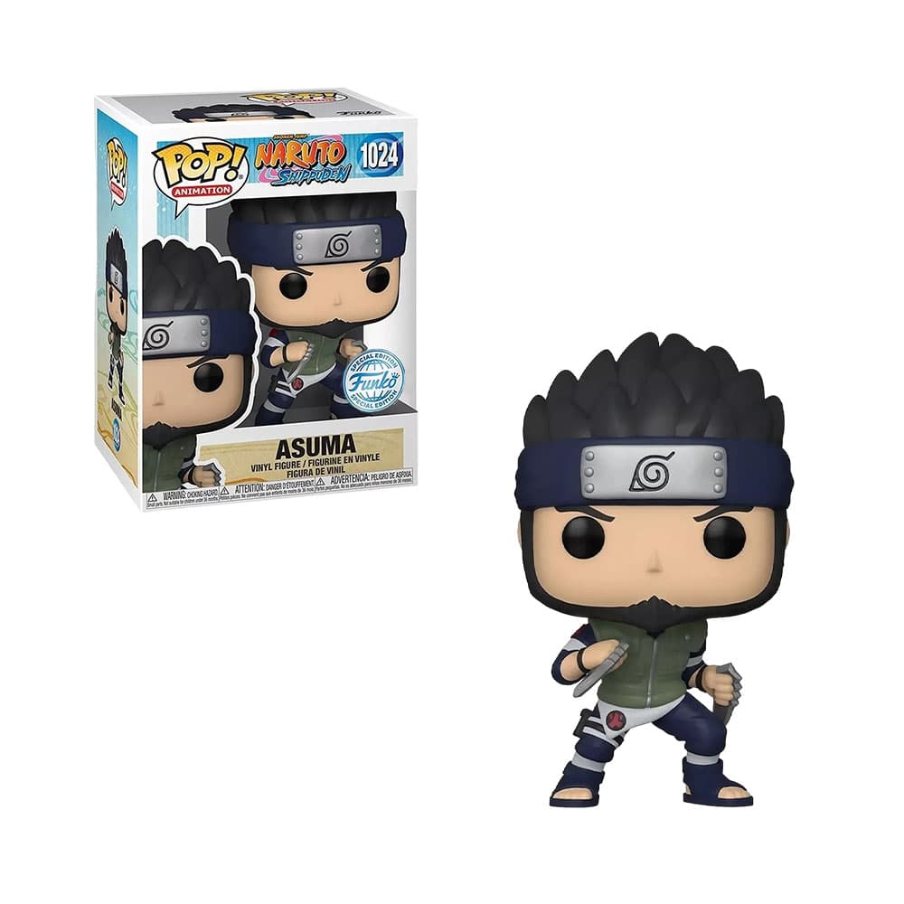 Boneco Funko Pop Asuma 1024 Shippuden Rosa