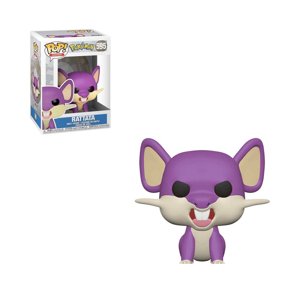 Boneco Funko Pop Pokémon Rattata 595