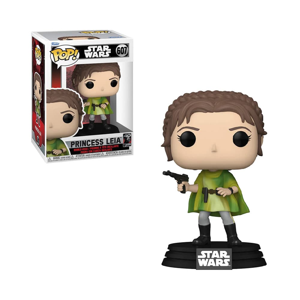 Boneco Funko Pop Star Wars Princesa Leia 607