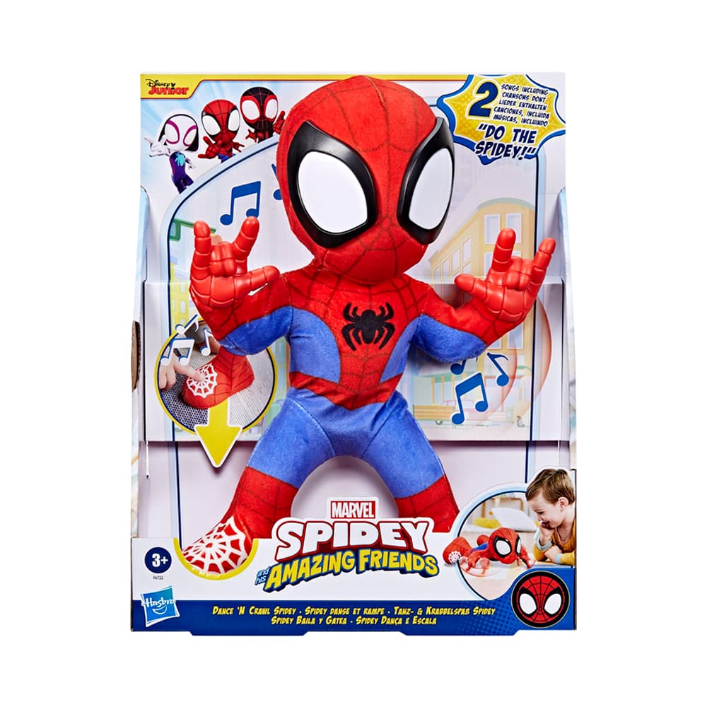 Boneco Interativo Marvel Spidey And His Amazing Friends Dance 'N Crawl Spidey F6722
