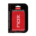 Munhequeira Esportiva Unissex Nox 2 Unidades Vermelho/Branco