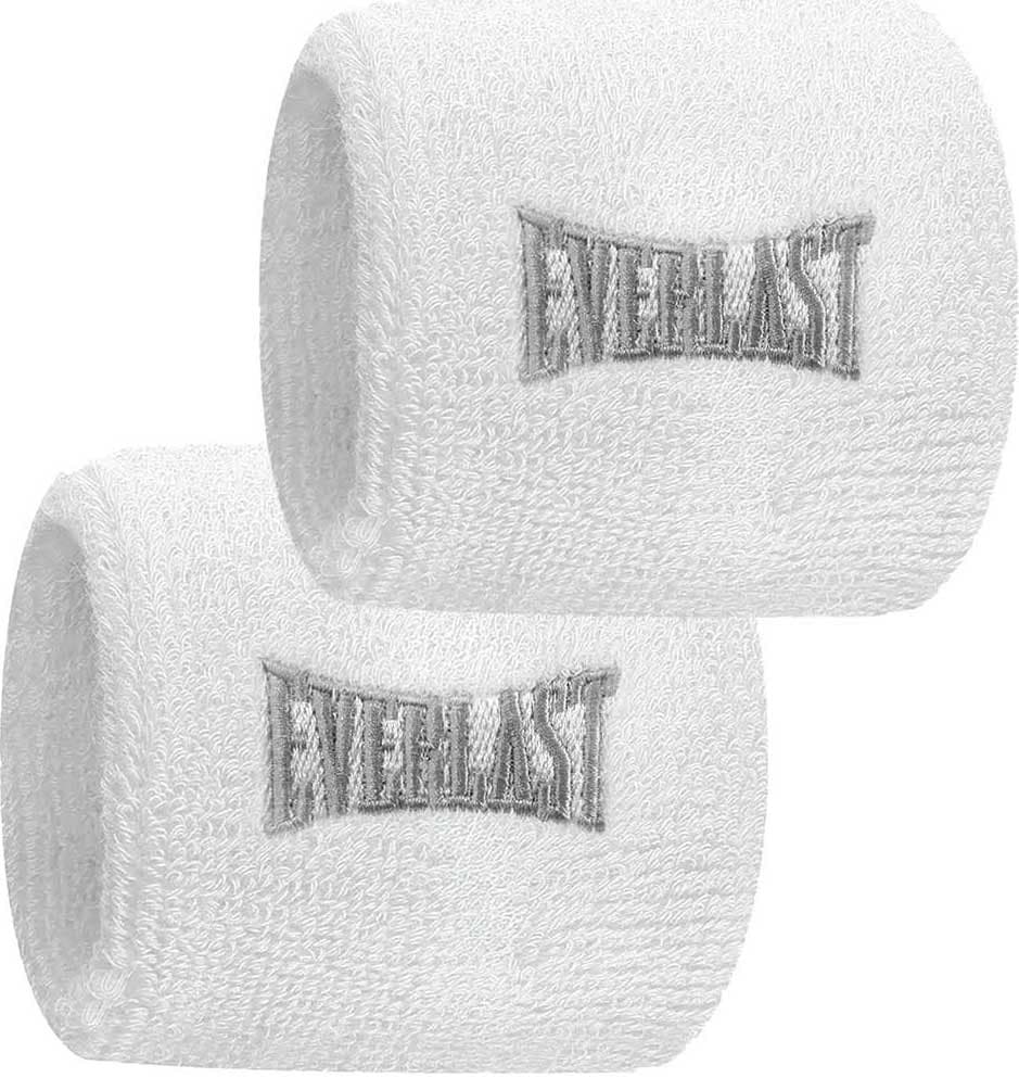 Munhequeira Everlast 4 EVWB4F408 - Branca (2 Unidades)