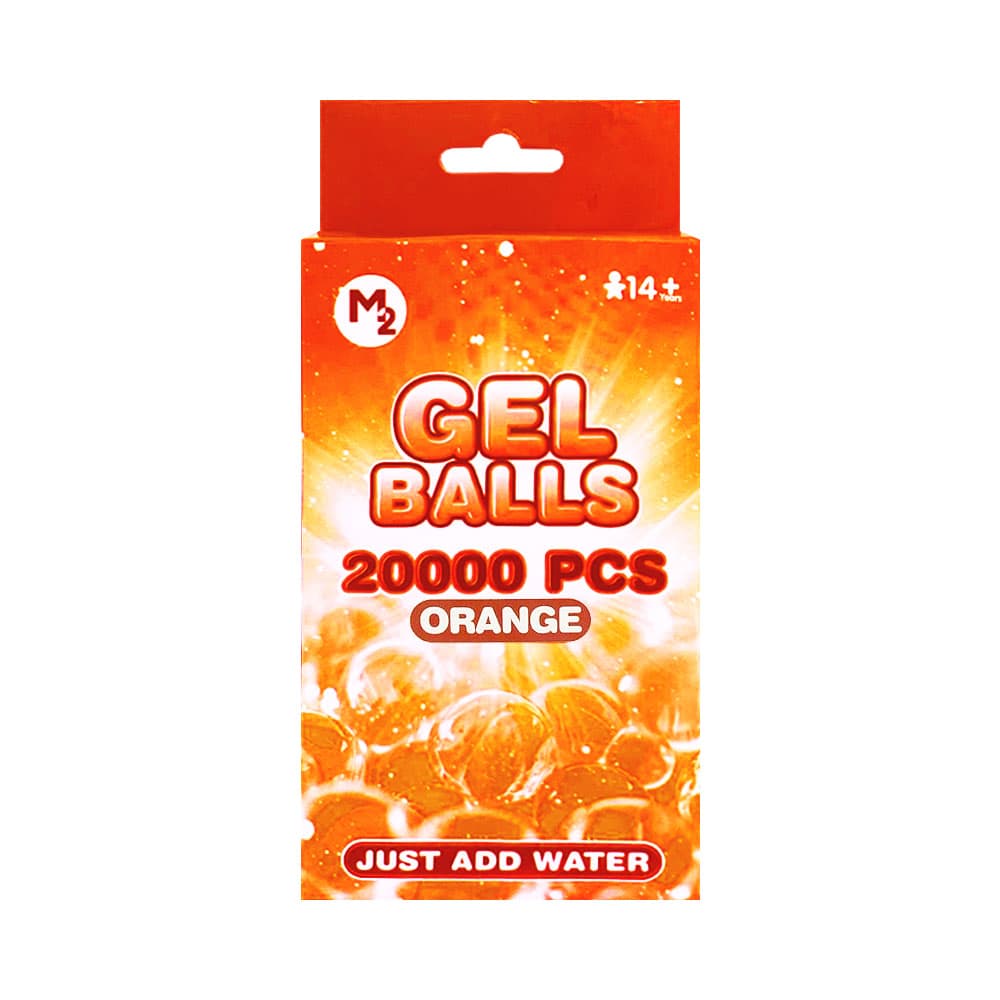 Munições de Hidrogel Gel Balls M2-6E Laranja 20.000 Unidades