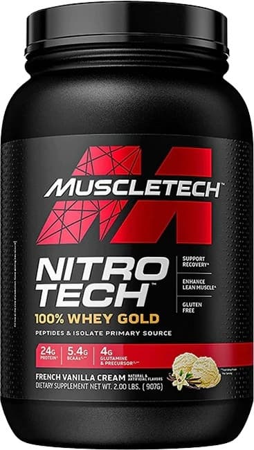 Whey Protein Muscletech Nitro Tech 100% Gold French Vanilla Cream 907G