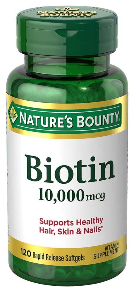 Biotina Nature's Bounty 10000MCG 120 Cápsulas