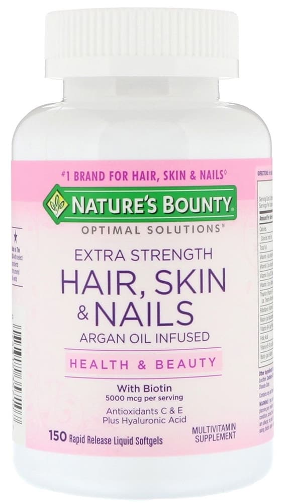 Suplemento Nature's Bounty Hair Skin & Nails 150 Softgels