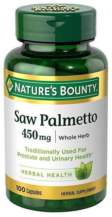 Saw Palmetto Nature's Bounty 450MG 100 Cápsulas