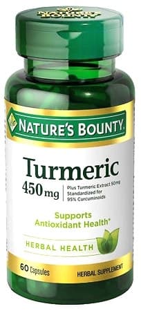 Cúrcuma Nature's Bounty 450MG 60 Cápsulas