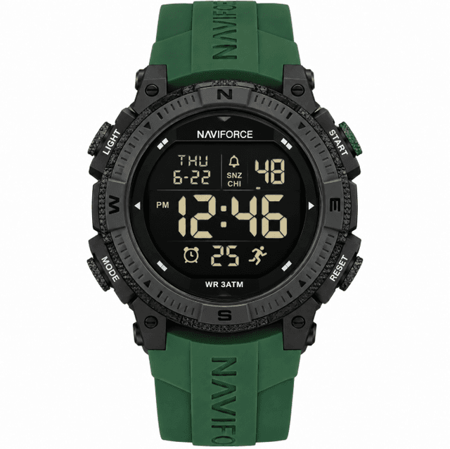 Naviforce Reloj Masc Nf 7104 B/gn Negro/verde