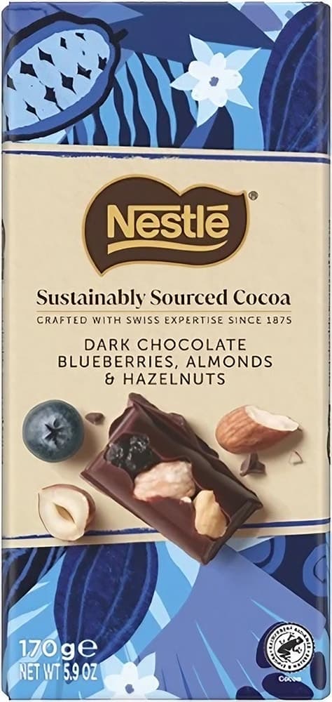 Chocolate Amargo com Mirtilos, Amêndoas e Avelãs Nestle - 170G