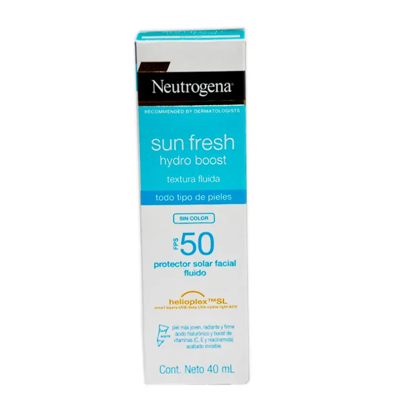 Proteção Solar Neutrogena Hydro Boost Sun Fresh FPS50 Sem Cor