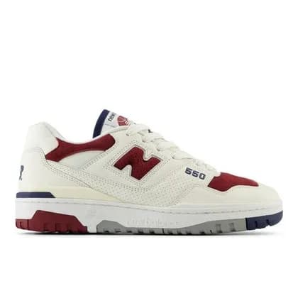Tênis New Balance BB550VRC Champion White Garnet Us 10.5