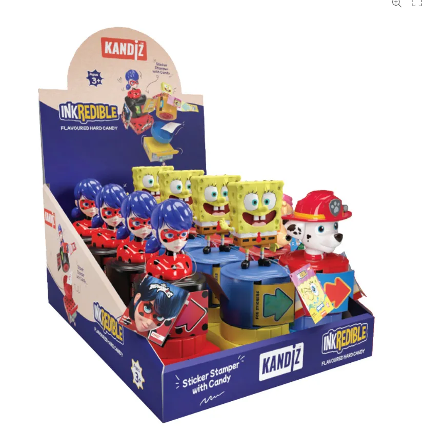 Balas Nickelodeon Inkredible Variedad Mix 8G