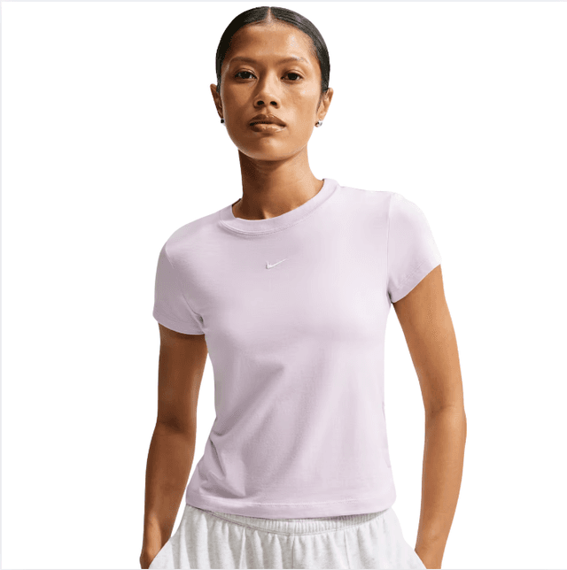 Camiseta Nike Sportswear Chill Knit Feminina M Lilás Tam. M