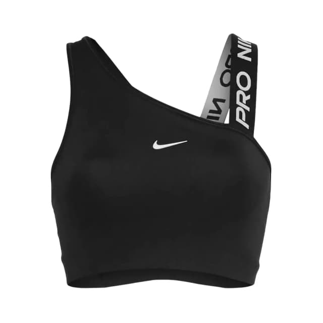 Top Feminino Nike Swoosh Asym Fv6526010 M Preto Tam. M