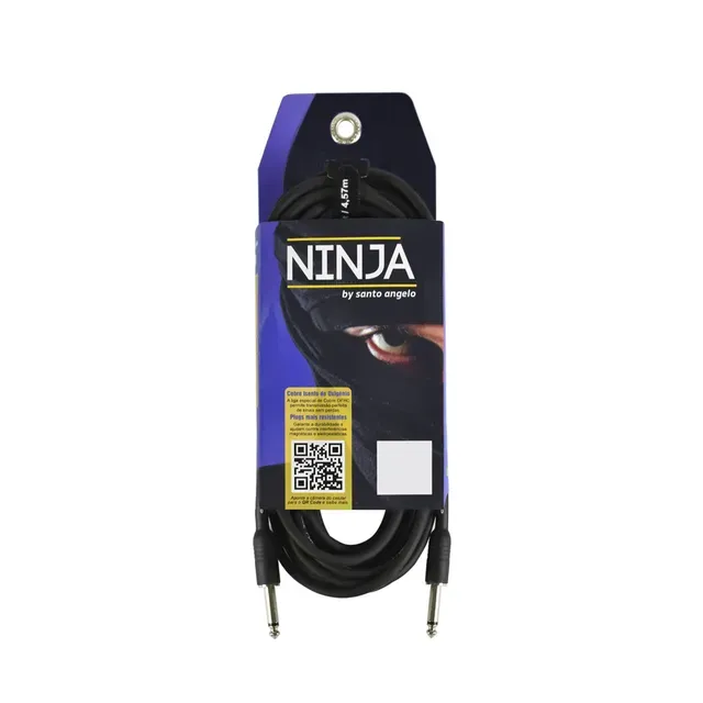 Cabo para Guitarra Ninja Santo Angelo P10/P10L 7.62 Metros