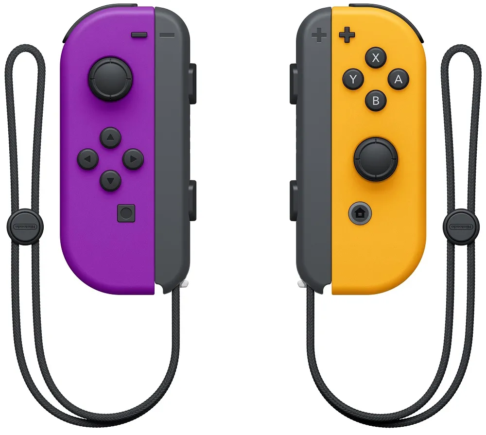 Controles Nintendo Joy-con L/r Hac-a-jaqaa Roxo/laranja