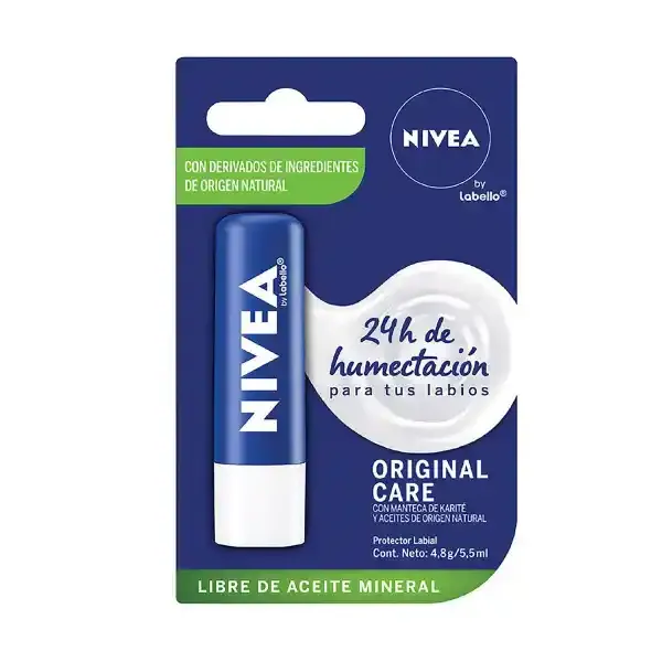 Bálsamo Labial Nivea Original Care 4.8G
