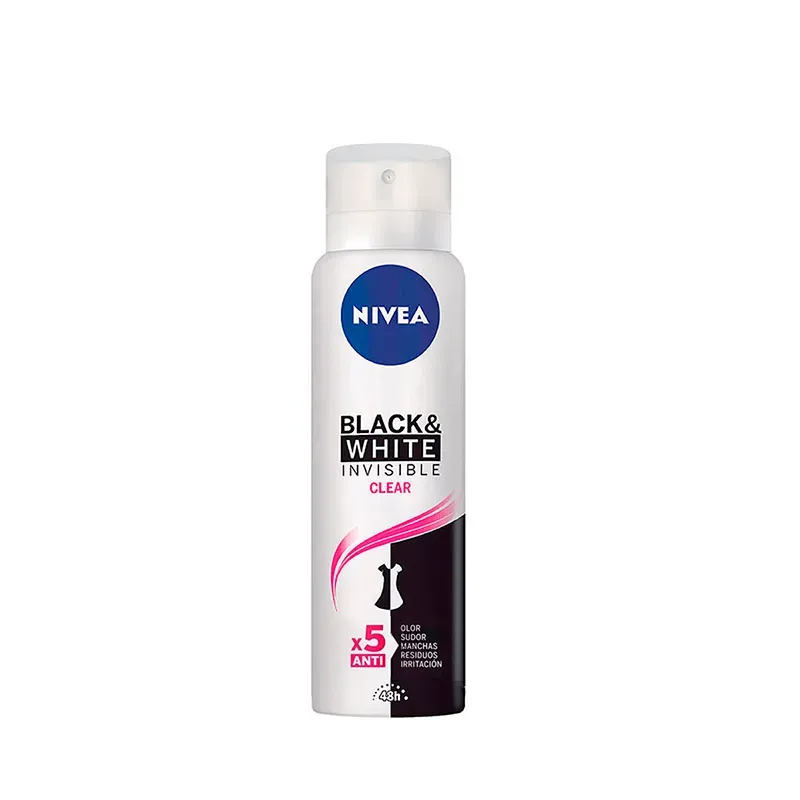 Desodorante Nivea Black & White Invisible Clear 150ml