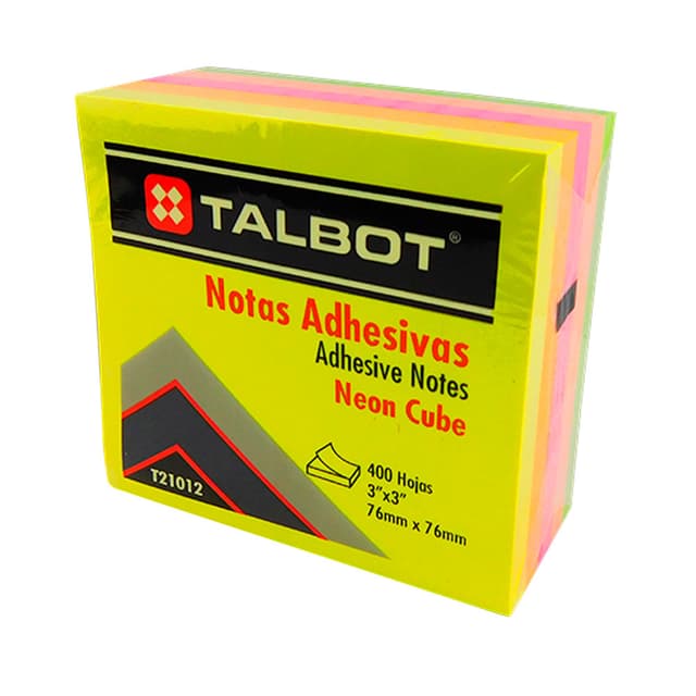 Notas Adesivas Talbot Neon 400 Folhas