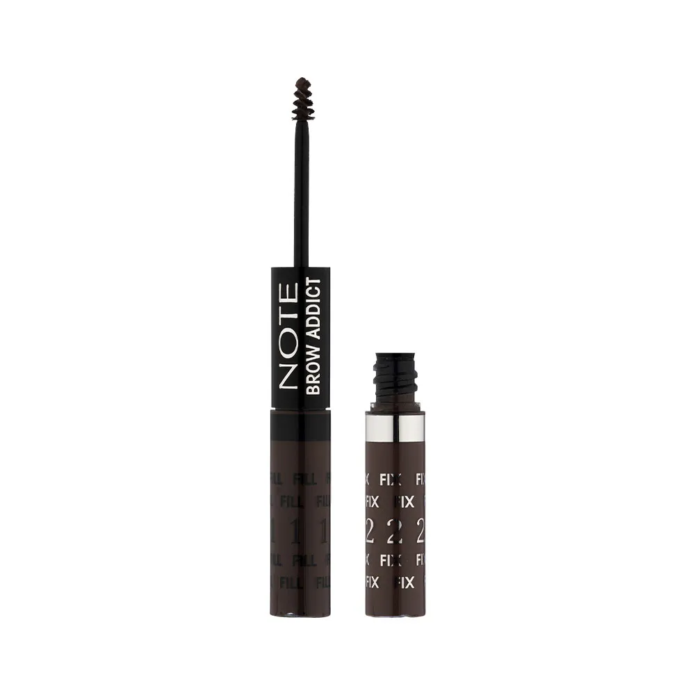Gel de Sobrancelha Note Brow Addict Tint & Shaping Gel 04 Grey Brown