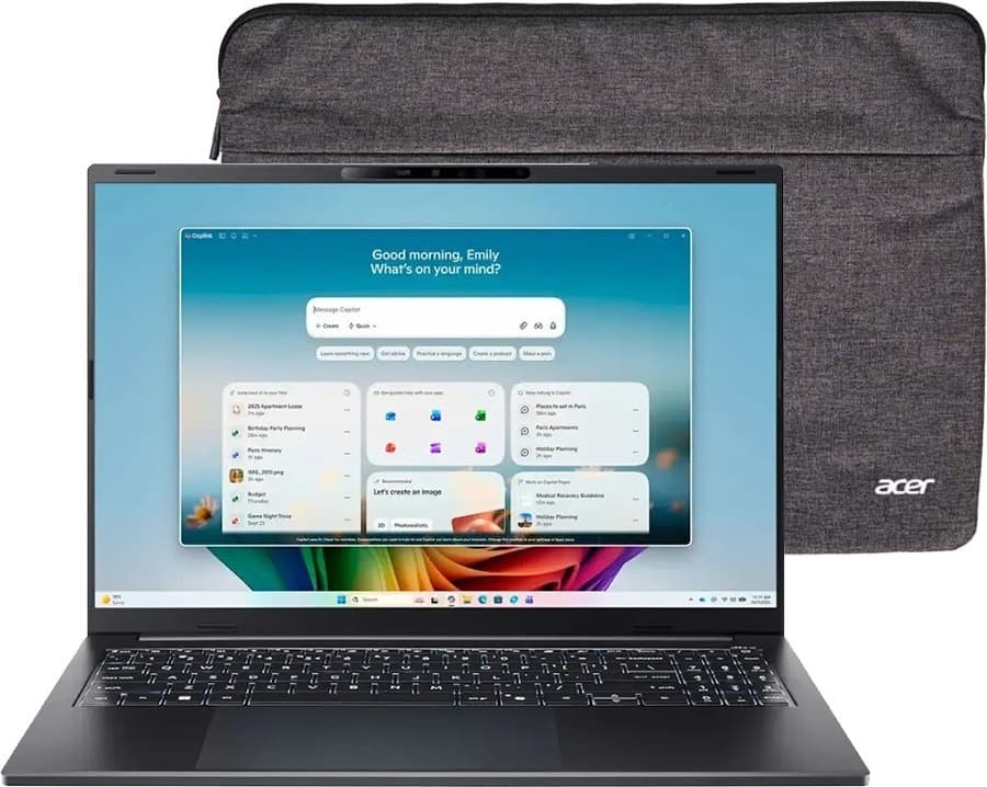 Notebook Acer Sfg16-A71T-R87F Amd Ryzen Ai 9 465/32GB/1TB SSD/16" Touch WUXGA/W11