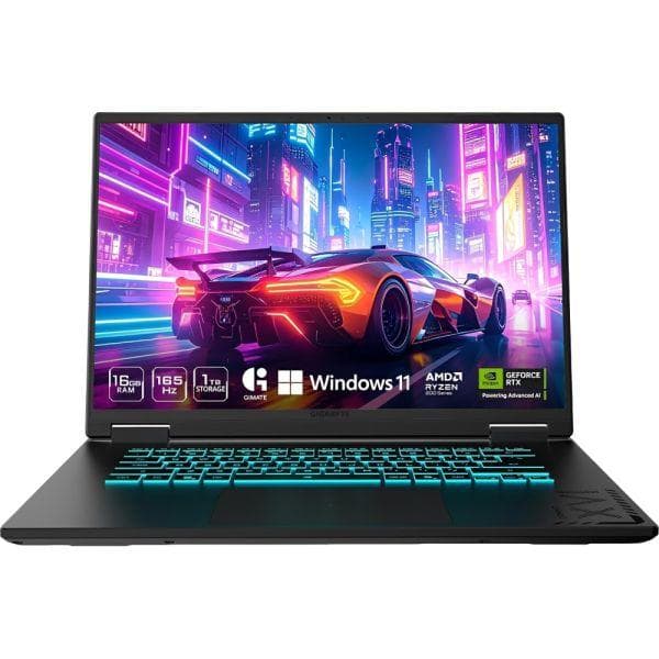 Notebook Gamer Gigabyte A16 Ryzen 7 260 RTX5060 8GB 16" 16GB/1TB Win11