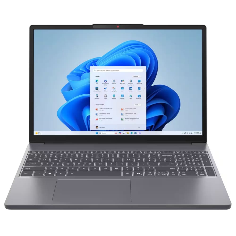 Notebook Lenovo IdeaPad Slim 3 15Ahp10 Touch 15.3" Ryzen 7 8840HS 16GB/512GB - Cinza