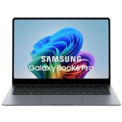 Notebook Samsung Galaxy Book6 Pro NP940XJG-KG2US Intel Core Ultra 7 356H Tela Touch Amoled Wqxga+ 14.0" / 16GB de RAM / 512GB SSD / Win11Home - Cinza