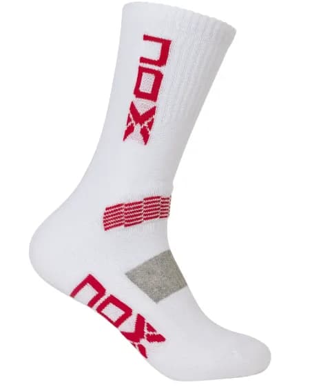 Meias Nox Media Cahmcblvro Branco/vermelho (T) 39