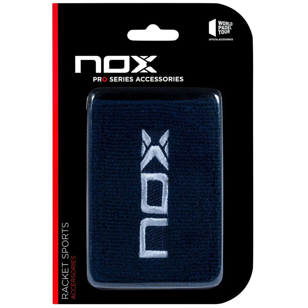 Munhequeira Nox MUAZBL2UD 2 Unidades Azul Marinho/Branco