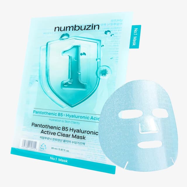 Máscara Facial Numbuzin Pantothenic B5 Active Clear 26ml