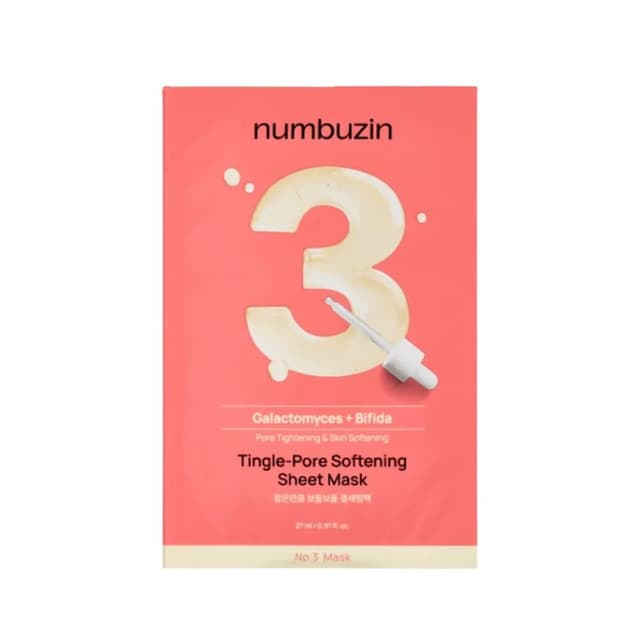 Máscara Facial Numbuzin No3 Tingle-Pore Softening Mask 27ml