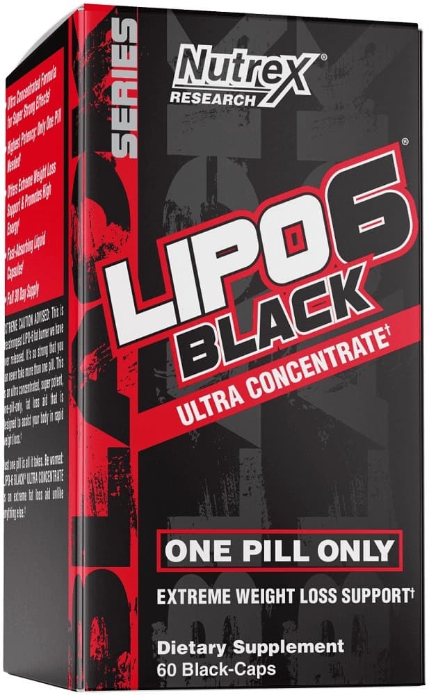 Suplemento Nutrex Lipo-6 Black Ultra Concentrate (60 Cápsulas)