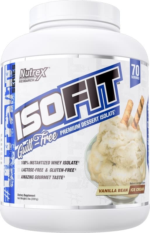 Suplemento Nutrex Research Isofit Guilt-Free Baunilha Ice Cream (2.317G/ 5.1Lbs)