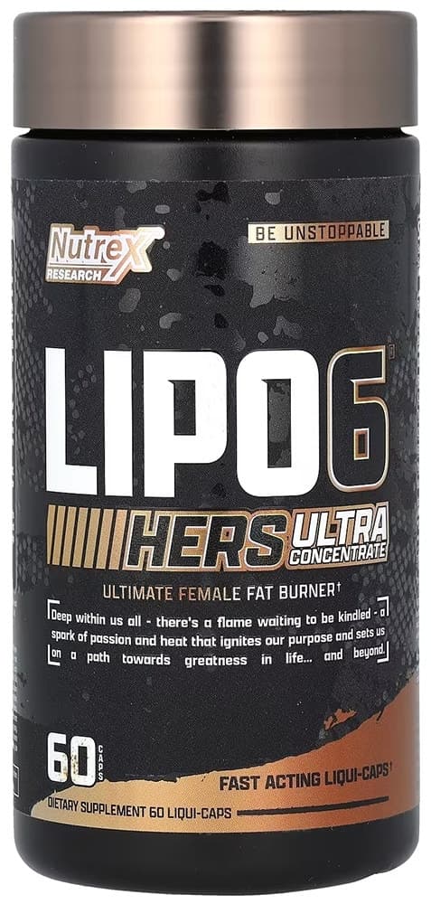 Suplemento Nutrex Research Lipo6 Hers Ultra Concentrate (60 Cápsulas)
