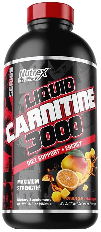 Líquido Carnitina Nutrex Research 3000 Laranja Manga - 480ml