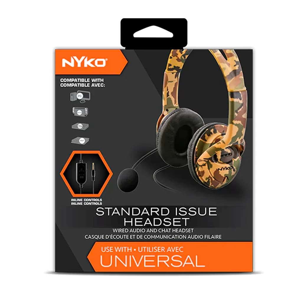 Headset Gamer Nyko Standard Issue para Ps4 / Pc / Xbox