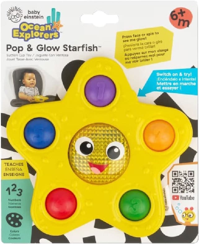 Brinquedo para Bebê Baby Einstein Ocean Explorers Pop & Glow Starfish Kd16708