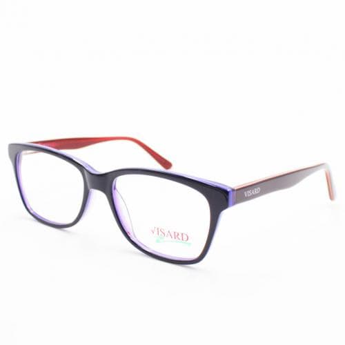 Óculos de Grau Feminino Visard Co5866 56-14-140 Roxo/Vermelho