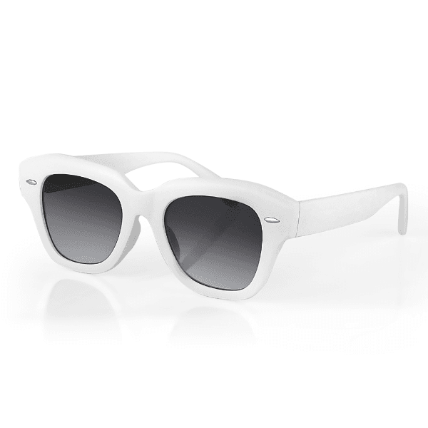 Óculos de Sol Feminino Daniel Klein Dk4318-4 Estilo Viajante Branco