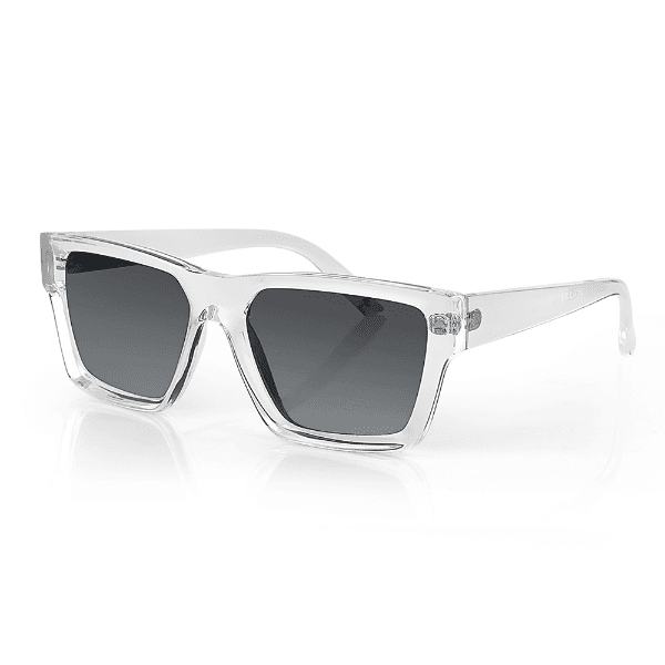 Óculos de Sol Feminino Daniel Klein Dk4324-2 Estilo Borboleta Cinza/Transparente